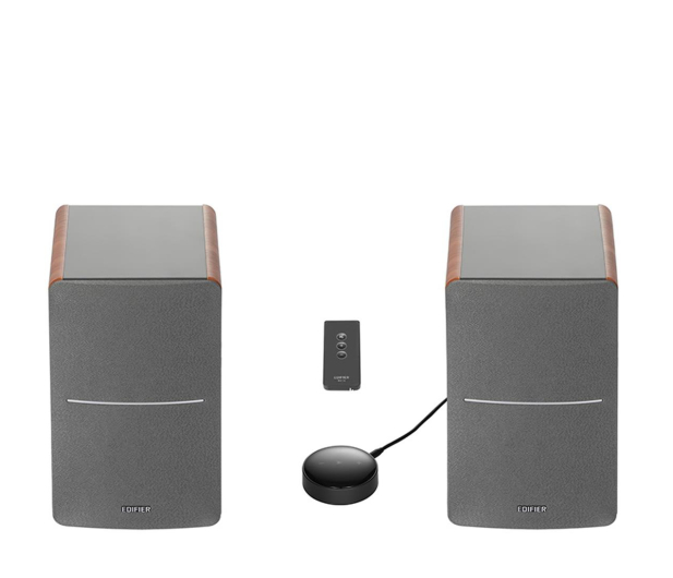 Edifier R1280T z odtwarzaczem sieciowym Wi-Fi WiiM Mini (brązowe) - 1225921 - zdjęcie 4